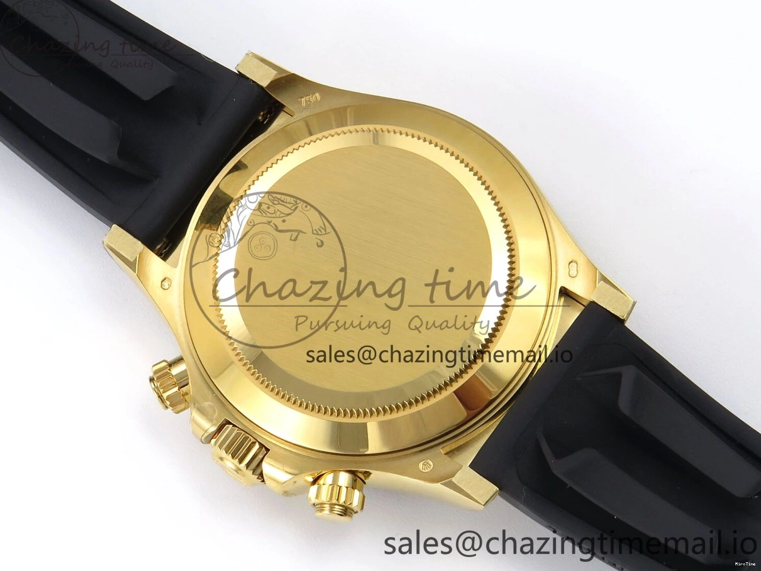 MiroTime 0901 Daytona 116518 VSF 1:1 Best Edition 904L Steel YG Dial on Oysterflex Strap DD Sustainable 1003